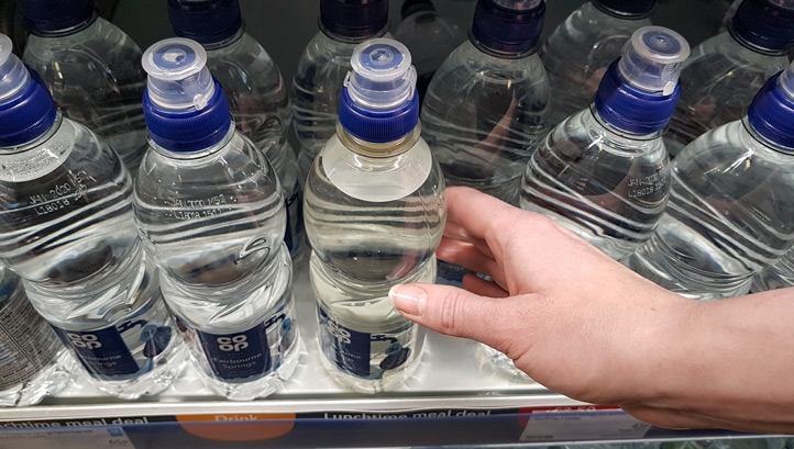 The bottles will be 100% recyclable and sourced in the UK
